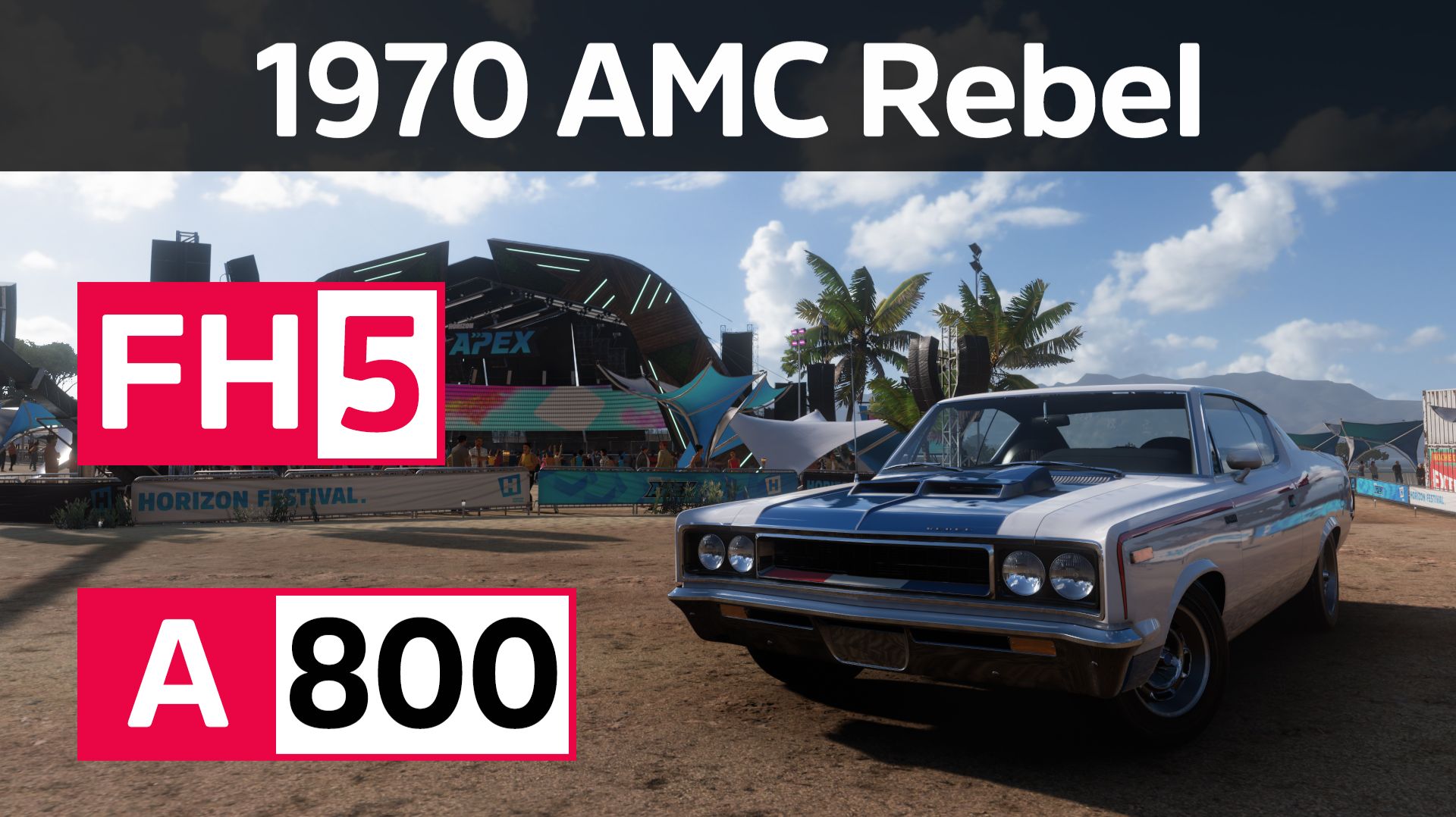 Forza Horizon 5 - 1970 AMC Rebel "The Machine", Race