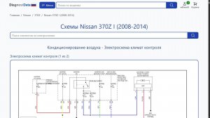 Схемы Nissan 370Z I (2008-2014)
