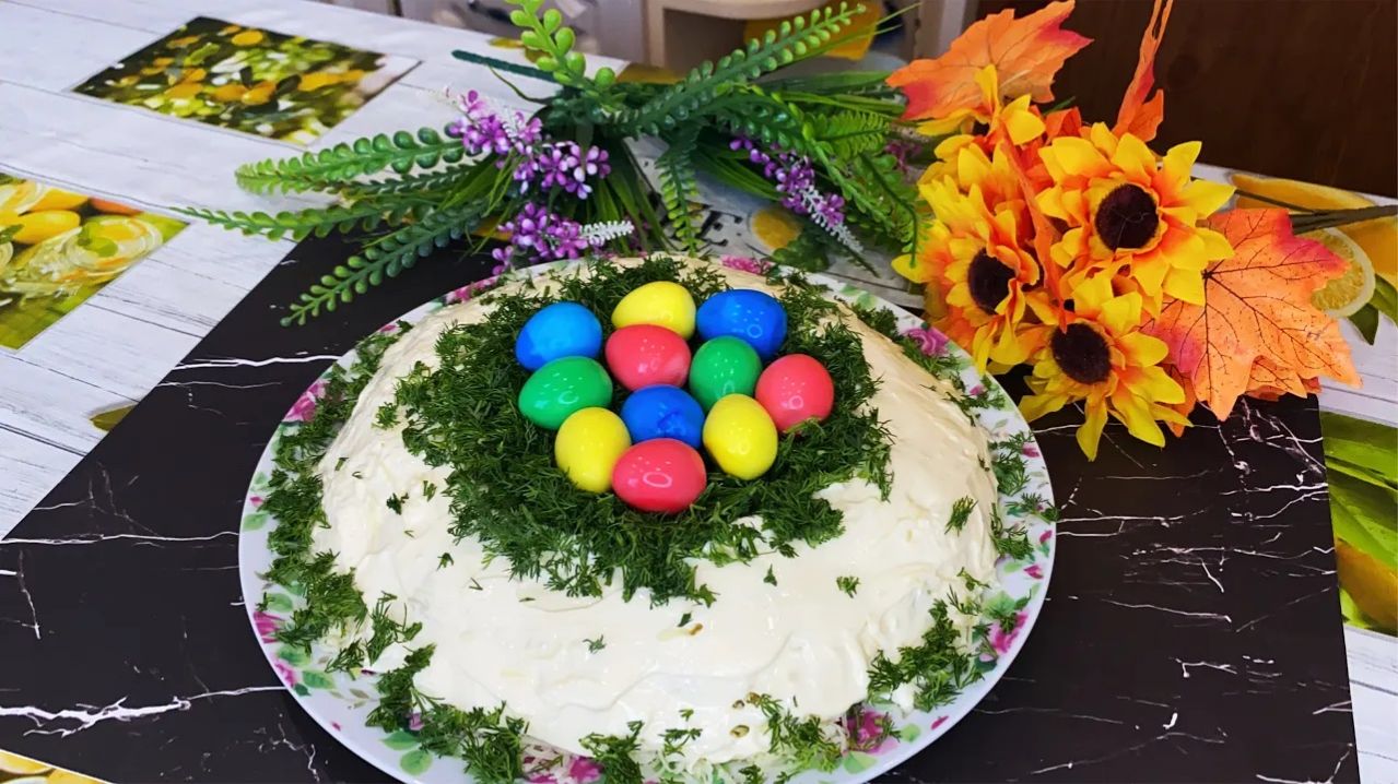 Новинка! Праздничный салат на Пасху 