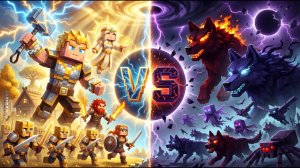 Молот грома против огненного зверя: эпическая дуэль Майнкрафт