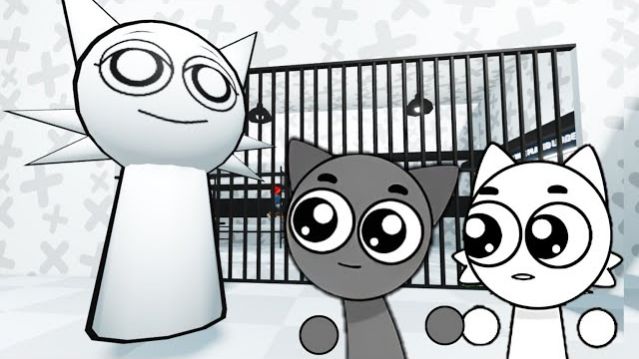 SPRUNKI МАЛЫШКА ВЕНДА И ГРЕЙ ИГРАЮТ В SPRUNKI WENDA PRISON RUN OBBY В ROBLOX РЕАКЦИЯ