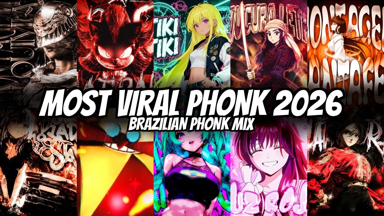 ТОП 10 ФОНК/ФАНК. БРАЗИЛЬСКИЙ ФОНК. МУЗЫКА.TOP 10 VIRAL PHONK/FUNK 2026 BRAZILIAN PHONK MIX