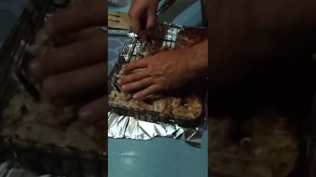 Таймень, жаренный на решетке !