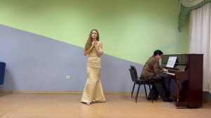 Аглая Четверикова - Ц. Кюи. «Коснулась я цветка»