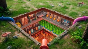 Я выживал в СЕКРЕТНОЙ ЗЕМЛЯНКЕ целую неделю! В Раст / Rust - ЧБG