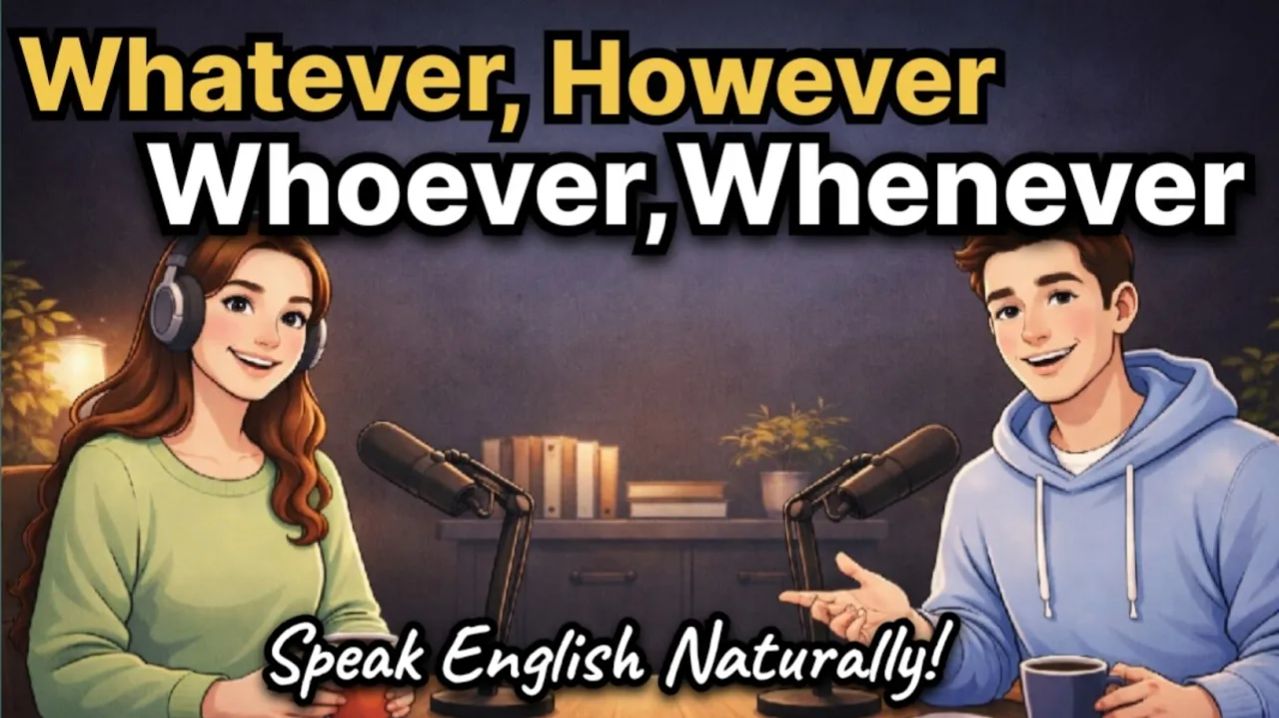 How To Use Whatever, Whoever, However, Whenever & Wherever ｜ Speak English Naturally!