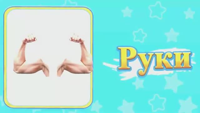 ЧАСТИ ТЕЛА Изучаем Части Тела на Русском Body Parts for Kids