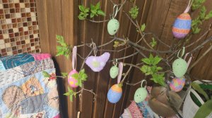 Шьем, вяжем, мастерим к Пасхе //Мои работы и идеи для пасхального декора 🐣 🗿 🐰