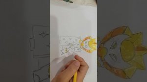 Разукрашиваем Сириуса из бравл старс