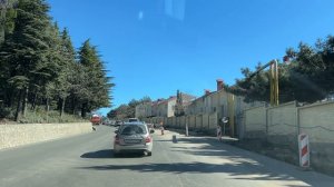 Ялта. По обводной (ЮБШ), от ост. "Волк", в сторону "Ялта-Бакалея". 09.03.2026. Крым. Crimea. Yalta.