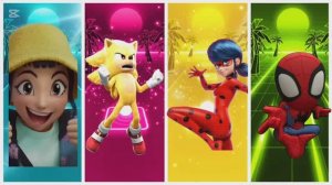 Мира против Соника, Леди Баг и Человека-Паука: Музыкальная Битва в Тайлс Хоп — Танцевальный Кавер