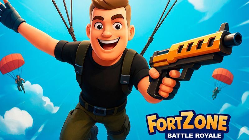 Играем в Fortzone Battle Royale 2 часть