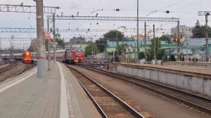 Движение поездов по Москве  Казанско-Рязанское направление МЖД Казанский вокзал, Электрозаводская,