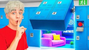 Я Построил 3 СЕКРЕТНЫЕ Комнаты в ШКОЛЕ !