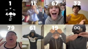 ЭВОЛЮЦИЯ МЕМА ЧИСЛА (0–100) (СИКС СЕВЕН МЕМ) РЕАКЦИЯ