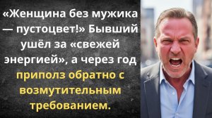 Возвращение мужа-паразита | Истории из жизни