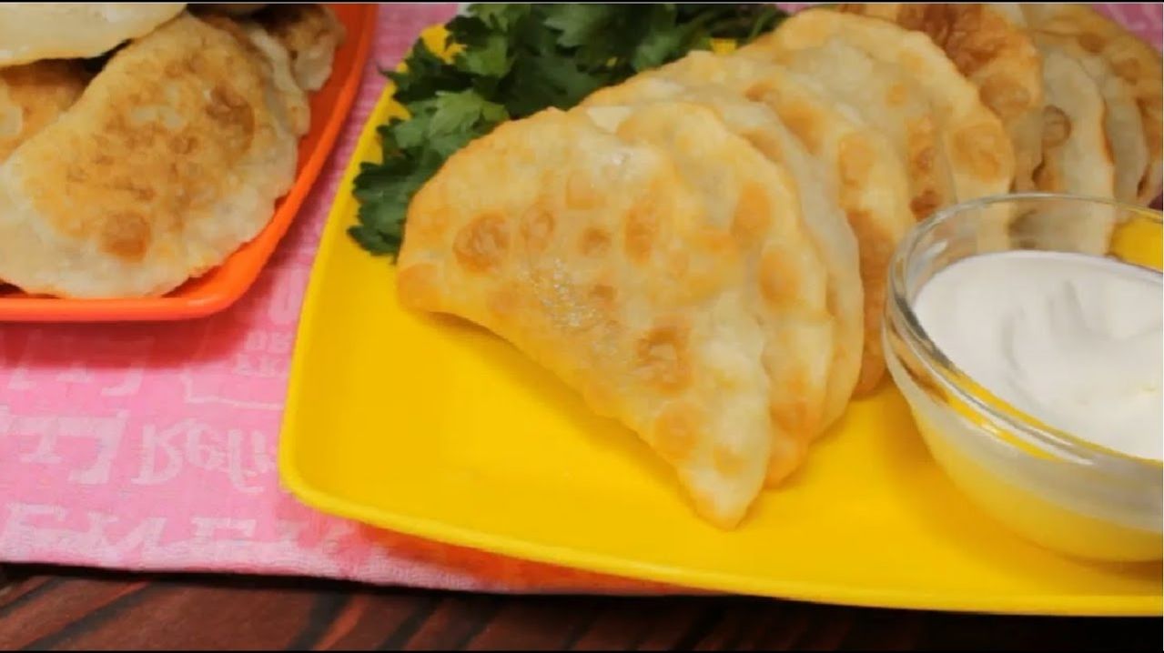 Сочные, нежные, слоистые - самые лучшие мини - Чебуреки. Чебуреки с мясом.