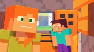 1 серия Алекс И Стив В МАЙНКРАФТЕ МУЛЬТИК