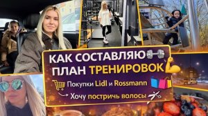 Как составляю план тренировок 💪 Покупки Lidl и Rossmann | лайфхак для гриля | хочу подстричься