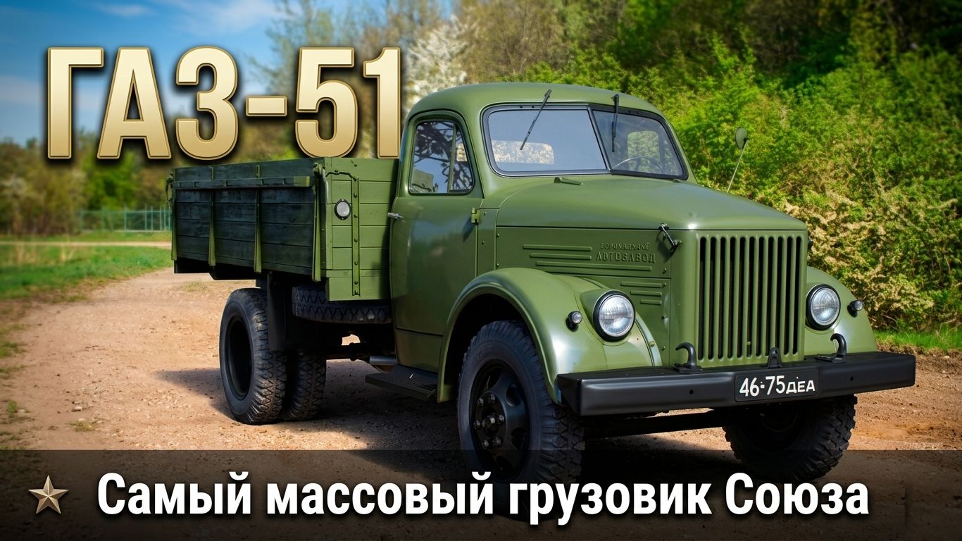 30 лет на конвейере: почему ГАЗ-51 был самым популярным и незаменимым грузовиком в СССР?