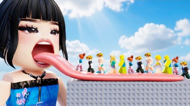 100 ИГРОКОВ ПРЫГАЮТ В KPOP ОХОТНИКИ НА ДЕМОНОВ В ROBLOX РЕАКЦИЯ