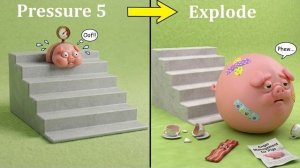 Физика Blender 3D на пике! 2 минуты непрерывного удовлетворения РЕАКЦИЯ