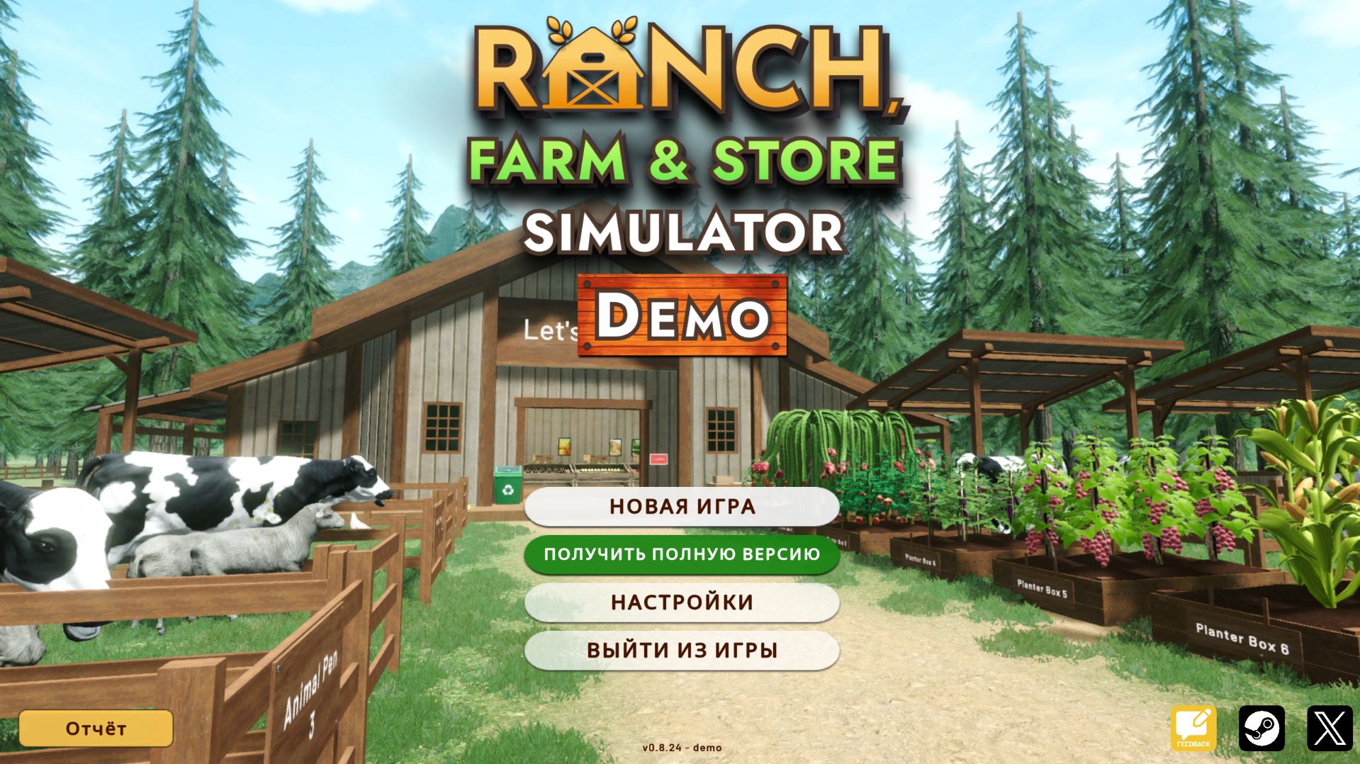 Ranch Farm and Store Simulator. Обзор демо версии.