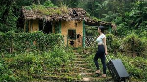 Молодая женщина, ушла от мужа и начала новую жизнь. Строит дом в глухом лесу