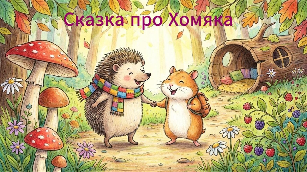 Сказка про Хомяка / Сказки для детей / сказки на ночь / Добрые сказки / Детские сказки