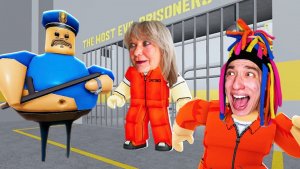 КИТАЙКА И ПОБЕГ ОТ ОХРАННИКА БАРРИ С БАБУШКОЙ!