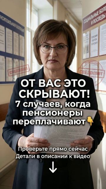7 ситуаций, где пенсионеры могут не платить деньги👇
