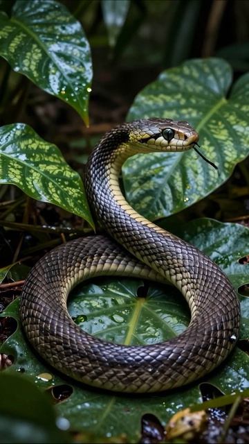 Удивительный мир змей: красота и опасность #змея #природа #животные