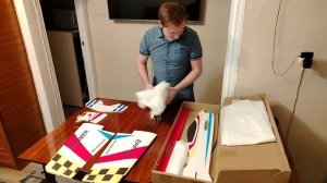 №1- Купил набор PNP пилотажной модели Hummer EPP-3D, распаковка посылки.