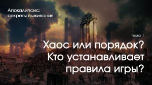 Хаос или порядок? Кто устанавливает правила игры? - Эдуард Симинюк