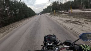 GoPro12 с Angree Girl по лесу на Jianshe 150