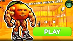 🍊 УДИН ДИН ДИН ДАН СБЕЖАЛ ИЗ ТЮРЬМЫ #ОББИ #РОБЛОКС