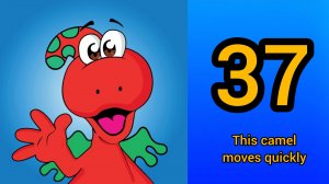 Gogo 37 | This camel moves quickly | Наречия в английском для детей | Обучающий мультфильм