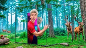 Влад а4 . Построили НЕВИДИМУЮ СЕКРЕТНУЮ КОМНАТУ в ЛЕСУ ! Видео Влада Бумага а4