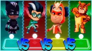 ⚡️ Герои в масках Coffin Dance ⚡️ в Tiles Hop lvl 30 - Мультик PJ Masks