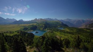 Живописные виды с дрона, спокойная, умиротворяющая, расслабляющая музыка.