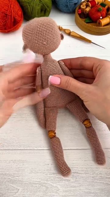 Пупс крючком