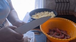 быстрый ужин приготовила и на улицу.04.04.26