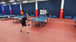 однажды Чирков А. (746) - Хливнюк М. (407) после турнира 04.04 настольный теннис ТТМаршал СПб