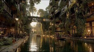 The Solarpunk City of 2150 ｜ Ambient Music for Deep Relaxation & Inner Calm