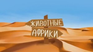 Учим животных Африки мультик видео  для детей