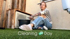 Наводим порядки 🧹🧼 Уборка балкона после зимы Ужин Мукбанг Роллы🍣Продажа фарфора🚽Вечер пятницы