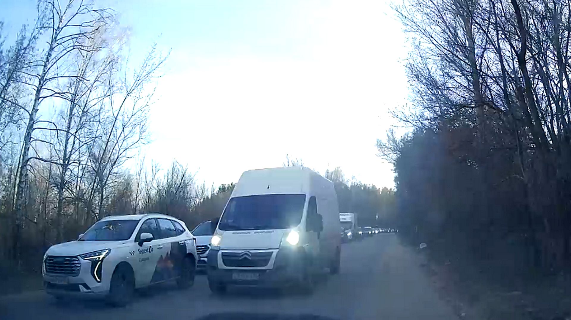 Водитель авто просто шёл на таран