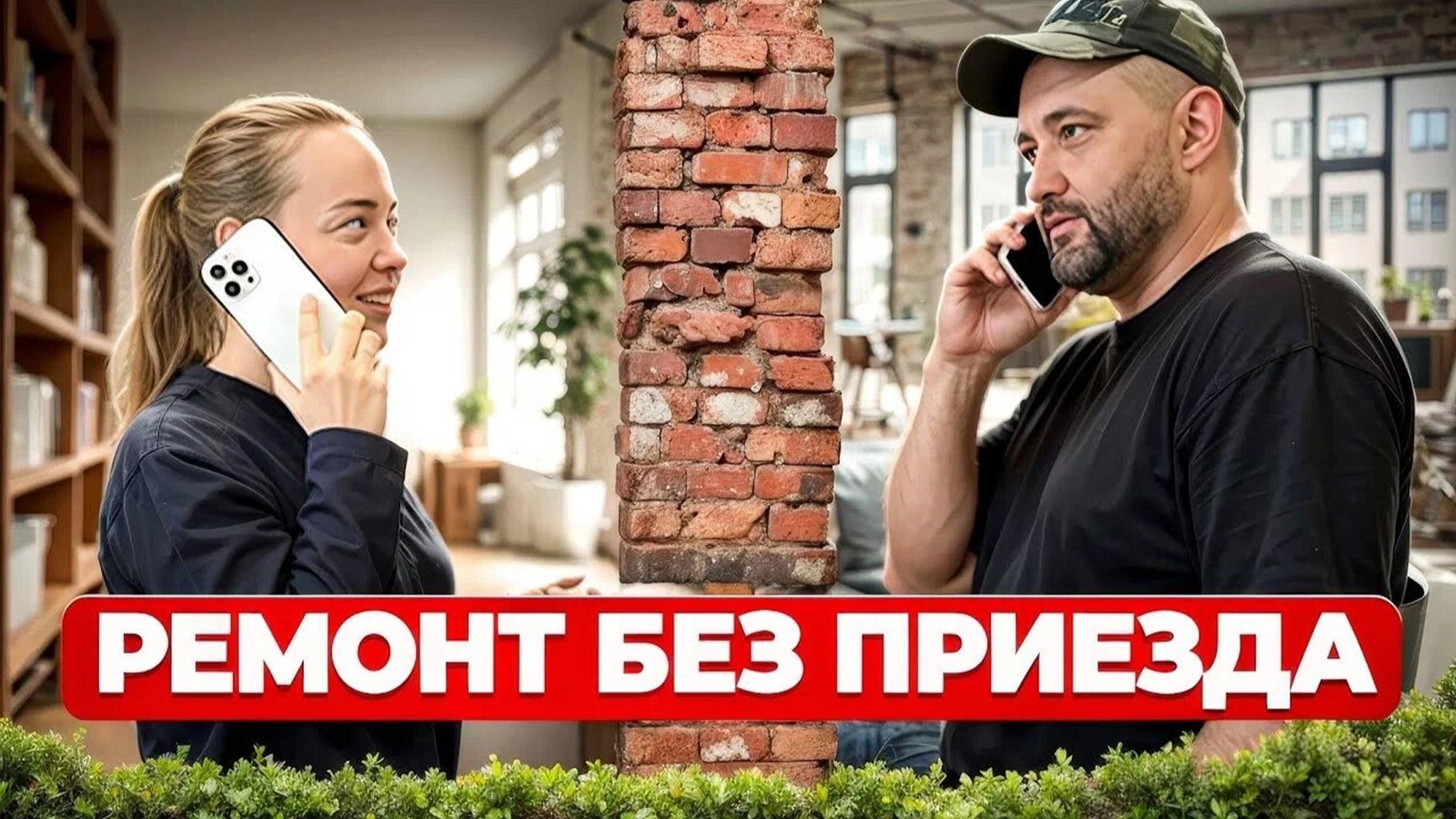 📹️ 🛠️ Дистанционный ремонт квартиры 40м² в ЖК Фонтаны — как это работает⁉️