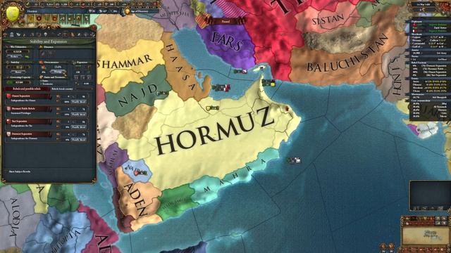 Europe Universalis IV 1.37. Ормуз. Часть 1. 1444-1459. Первые шаги.