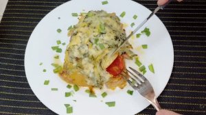 СВИНИНА С КАРТОФЕЛЕМ ПОД СЫРНОЙ ШАПОЧКОЙ. КОГДА ХОЧЕТСЯ ВКУСНО И СЫТНО.